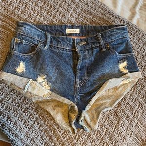 Roxy High-Waisted Short Shorts